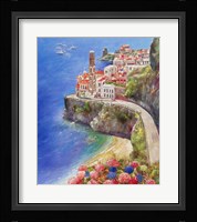 Mediterranean Town II Framed Print