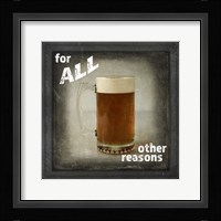 Dorm Room Pub Only Other Reason Fine Art Print