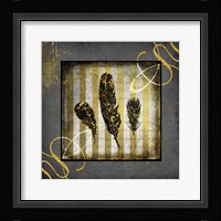 Black & Gold - Feathers Fine Art Print