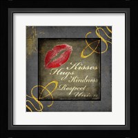 Gold First Comes Love 2 Fine Art Print