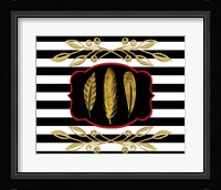 Gold Hello Beautiful Feather Fine Art Print
