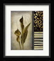 Gold Lily 1 Framed Print