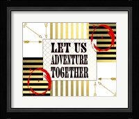Gold Love Adventure Fine Art Print