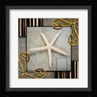 Gold Sea Scape 3 Fine Art Print