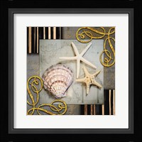 Gold Sea Scape 4 Fine Art Print