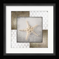 Vintage Natuical Star 2 Framed Print
