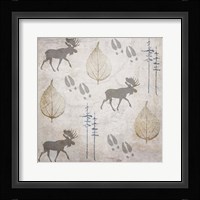 Moose Lodge Pattern Fine Art Print