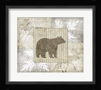 Decorative Lodge Bear 1 Fine Art Print