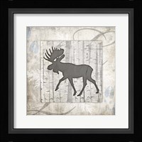 Decorative Lodge Moose 2 Fine Art Print