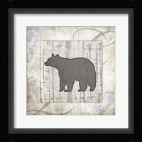 Decorative Lodge Bear 2B Fine Art Print