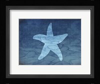 Gypsy Blue Cyanotype V6 Framed Print