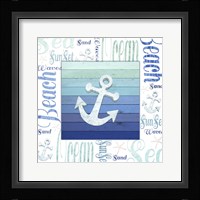 Gypsy Sea Blue 1 Framed Print