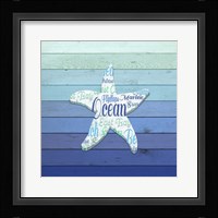 Gypsy Sea Blue V2 4 Framed Print