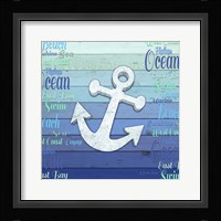 Gypsy Sea Blue V3 2 Framed Print