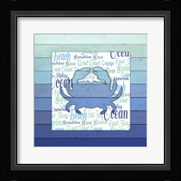Gypsy Sea Blue V4 3 Framed Print
