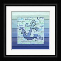 Gypsy Sea Blue V5 2 Framed Print