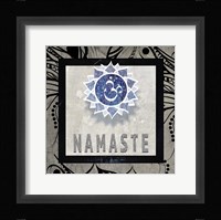 Chakras Yoga Tile Namaste V2 Fine Art Print