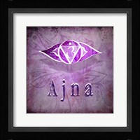 Chakras Yoga Ajna V2 Fine Art Print