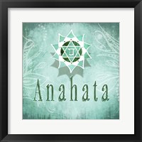 Chakras Yoga Anahata V3 Framed Print