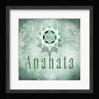 Chakras Yoga Anahata V4 Framed Print