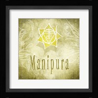 Chakras Yoga Manipura V3 Framed Print