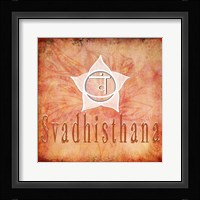 Chakras Yoga Svadhisthana V2 Fine Art Print