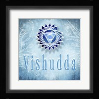 Chakras Yoga Vishudda V3 Framed Print