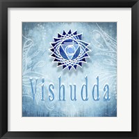 Chakras Yoga Vishudda V3 Framed Print