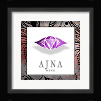 Chakras Yoga Framed AJNA V2 Fine Art Print