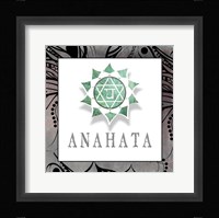 Chakras Yoga Framed Anahata V1 Framed Print