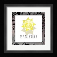 Chakras Yoga Framed Manipura V1 Framed Print