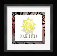 Chakras Yoga Framed Manipura V2 Fine Art Print