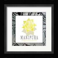 Chakras Yoga Framed Manipura V3 Framed Print