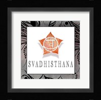 Chakras Yoga Framed Svadhisthana V1 Framed Print