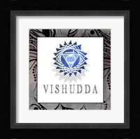 Chakras Yoga Framed Vishudda V1 Framed Print