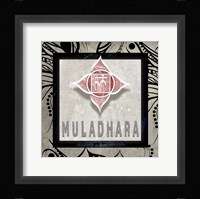 Chakras Yoga Tile Muladhara V2 Fine Art Print