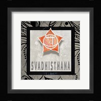 Chakras Yoga Tile Svadhisthana V2 Fine Art Print