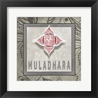 Muladhara Symbol 7 Framed Print