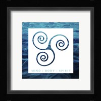 Yoga V1 MindBodySpirit Framed Print