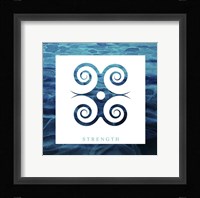 Yoga V1 Strength Framed Print