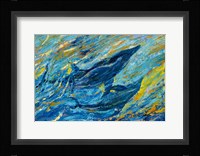 Just off the Reef Spinner Dolphins Mother and Calf Fine Art Print