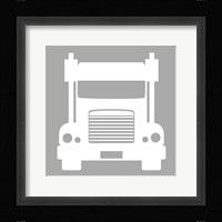 Front View Trucks Set I - Gray Fine Art Print