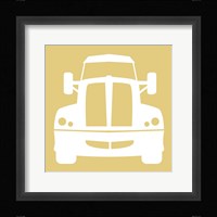 Front View Trucks Set II - Yellow Fine Art Print