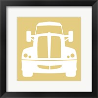 Front View Trucks Set II - Yellow Fine Art Print