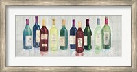 Keeping Good Company on Wood Red Wine Fine Art Print