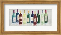 Keeping Good Company on Wood Red Wine Fine Art Print