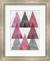 Mod Triangles IV Soft Pink Fine Art Print