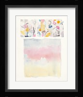 Day Dream Watercolor Framed Print