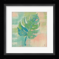 Beach Cove Leaves I Framed Print
