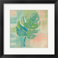 Beach Cove Leaves I Framed Print